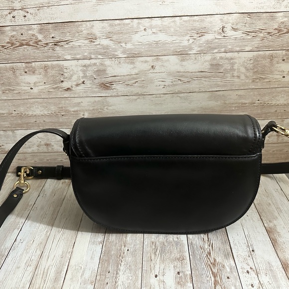 MICHAEL Michael Kors Womens Cary Leather Crossbody Saddle Handbag - Picture 4 of 6